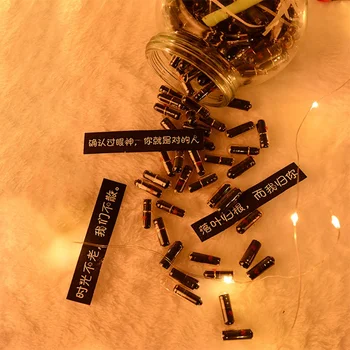 

100/520Pcs DIY Creative Valentine's Day Gift Capsule Love Letter Gift Pill Capsule Small Love Writing Note Birthday Gift Decor