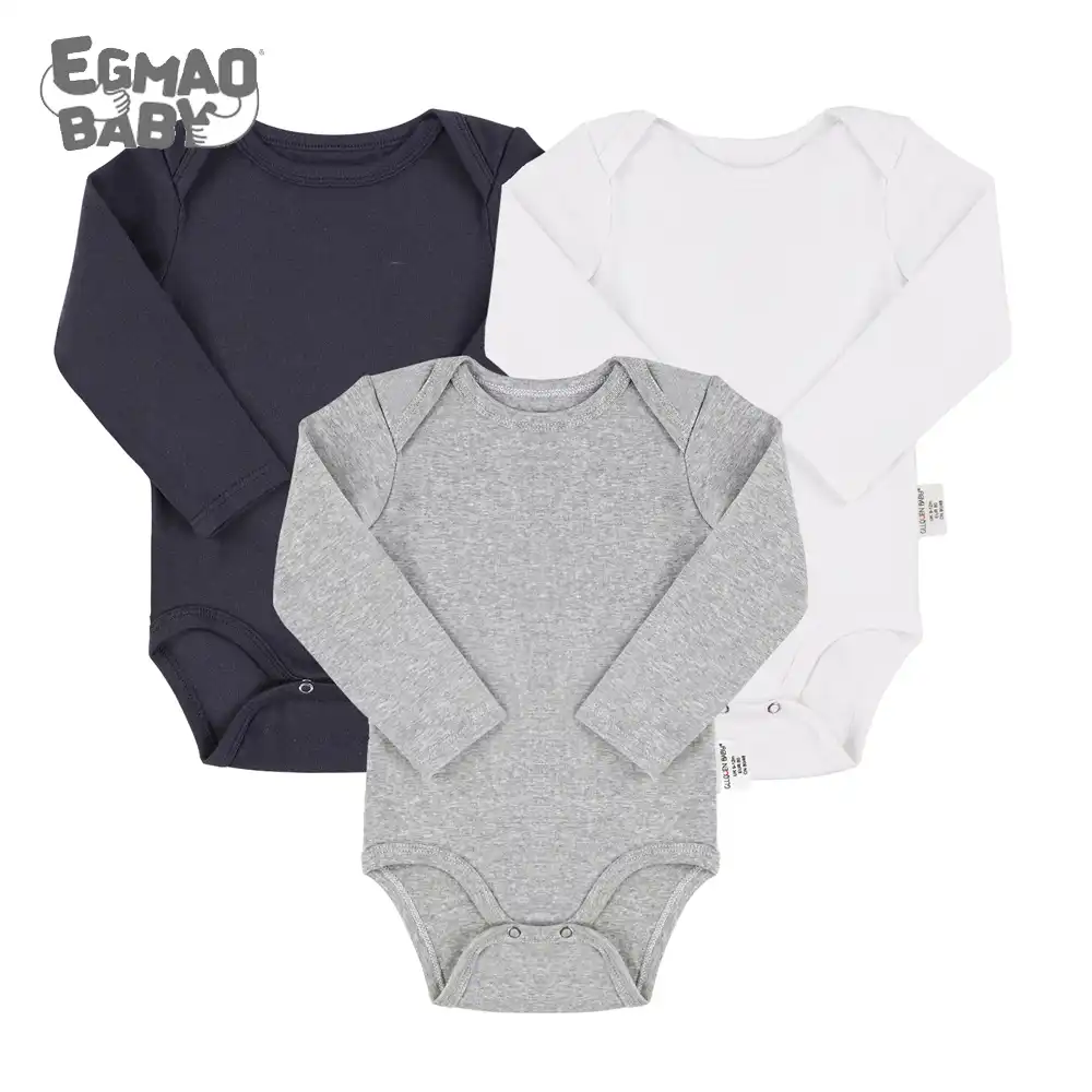 Body En Coton Pour Nouveau Ne De 0 A 24 Mois Barboteuse A Manches Longues Aliexpress
