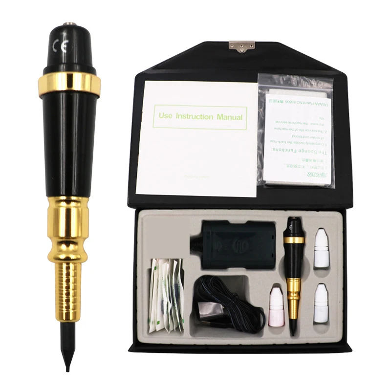 

Electric Motor Rotary Tattoo Machine Set for Eyebrows Lip Eyeliner Permanent Makeup Microblading Tattoo Pen with Portable Box