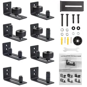 

Sliding Barn Roller Guide Hardware Shed Door Roller Glide Easy Installation Adjustable 8 Setup Options fast ship dropshiping