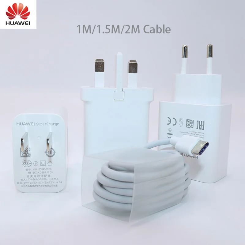 Оригинальное быстрое зарядное устройство HUAWEI p30 P с суперзарядкой европейская
