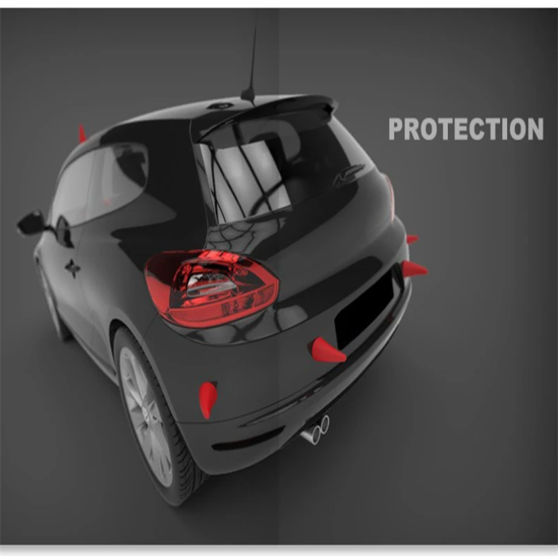 Новые автомобильные аксессуары для интерьера авто аксессуары 3D автомобиль милый стикер анти-столкновения творческой личности PU украшение автомобиля Горячая