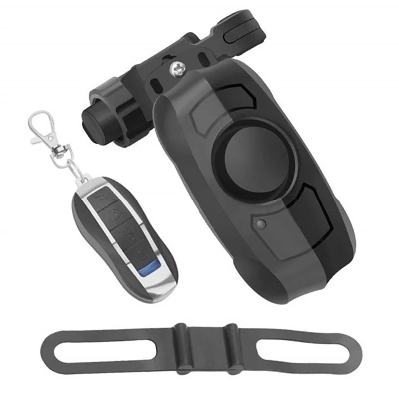 

ABZB-Usb Rechargeable Wireless Anti-Theft Vibration Motorcycle Bike Bicycle Security Lock Alarm With Remote Control