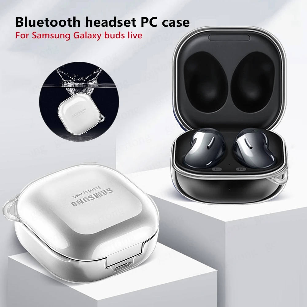 Protective Case For Samsung Galaxy Buds Live Cover Bluetooth Earphone Clear Pc Case Protective Cover Headphone Case For Buds Pro Earphone Accessories Aliexpress
