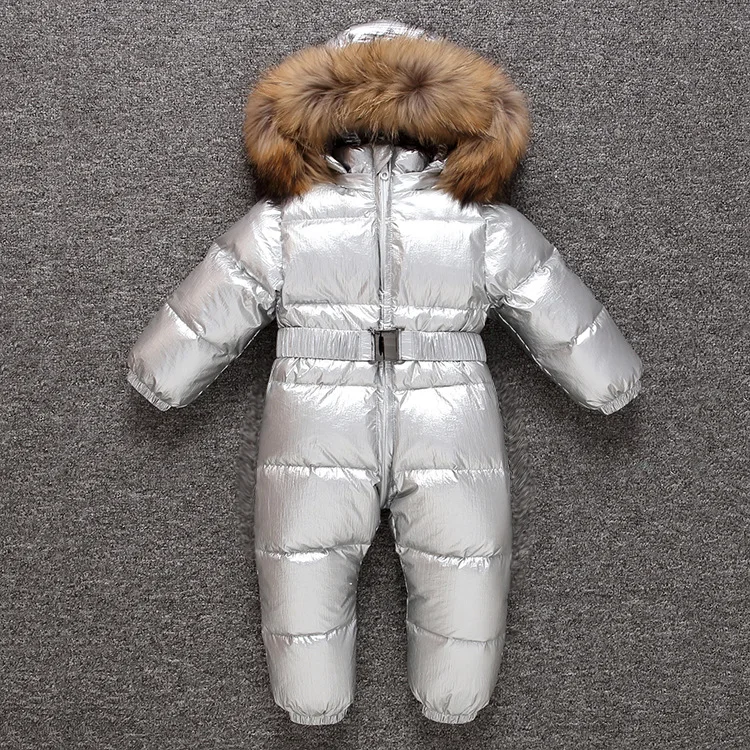 Зимние Серебристые пуховики; плотная теплая верхняя одежда с капюшоном для детей; детский ветрозащитный лыжный костюм; комбинезон modis; пуховики; Y2376
