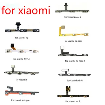 

Perfect quality For xiaomi mi max note pro mi 3 4 5 5s plus 6 8 Power on/off Volume Button Key Flex Cable