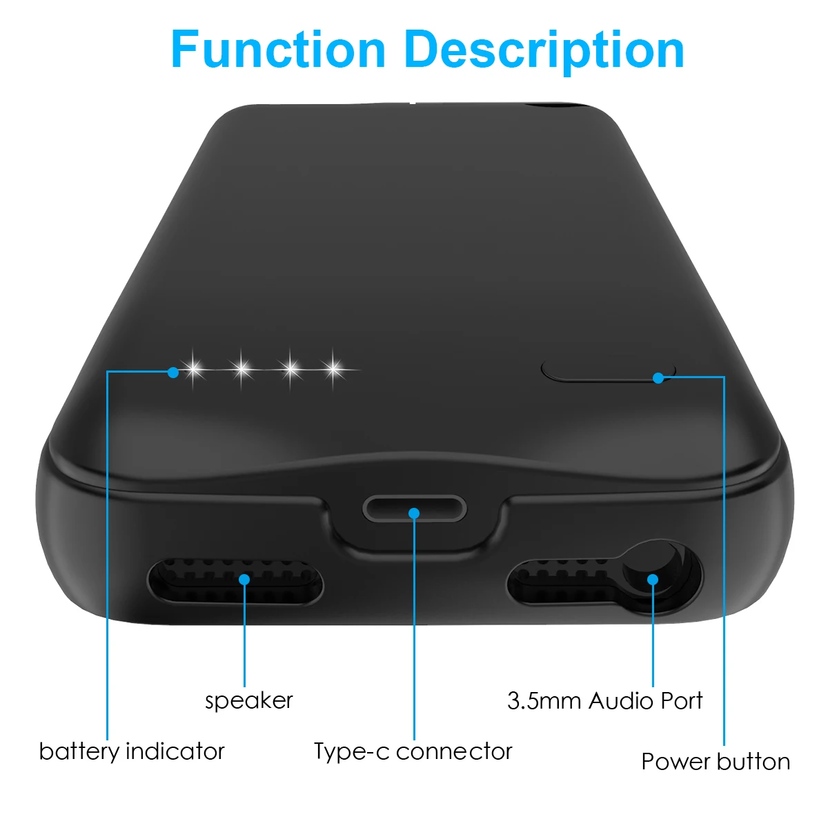 Чехол для iPhone 5, 5S, SE, 5SE, SE, зарядное устройство, 4500 мА/ч, Внешнее зарядное устройство, внешний аккумулятор, чехол для батареи со скрытой подставкой