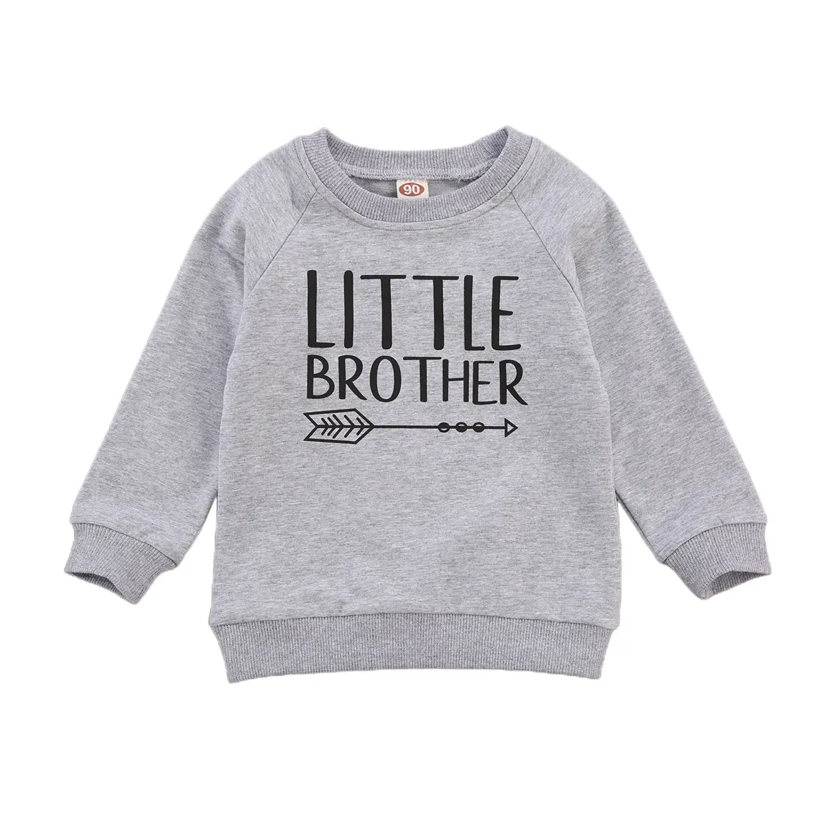 

Baby Girls Boys Infant Casual Pullover Sweatshirt Toddler Children Long Sleeve Round Neck Letter Print Autumn Spring Tops 1-6Y