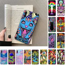 Coque colorée psychédélique pour Samsung, compatible modèles Galaxy a50, A30S, A50S, a71, 70, a10, a51