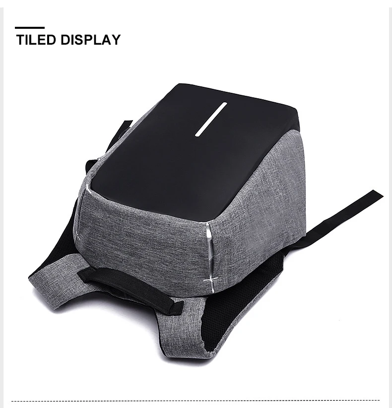 Anti-theft Backpack Bag 15.6 Inch Laptop Men Backpack Waterproof Business USB Charger Rucksack Travel Backbag School Backpack