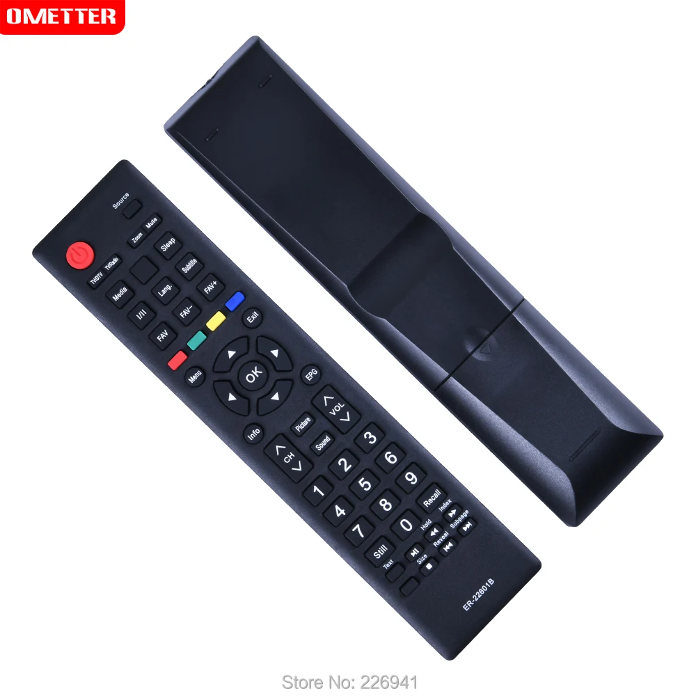 TCNOUMT Telecomando ER-22601A Di Ricambio Per TV Hisense | Compatibile Con HL24K20D, HL32K20D, 24D33, 32D33, 32D50, 40D50P, E Molti Altri | Plug And Play, Ergonomico - 3