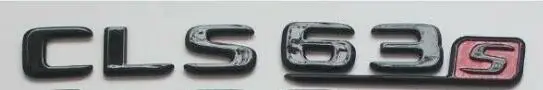 Gloss Black Черный глянец эмблемы для Mercedes W218 CLS63 CLS63s AMG CLS350 CLS400 CLS500 - Цвет: Gloss Black