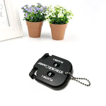 

Golf Count Shot Stroke Putt Score Counter Keeper with Key Chain Black