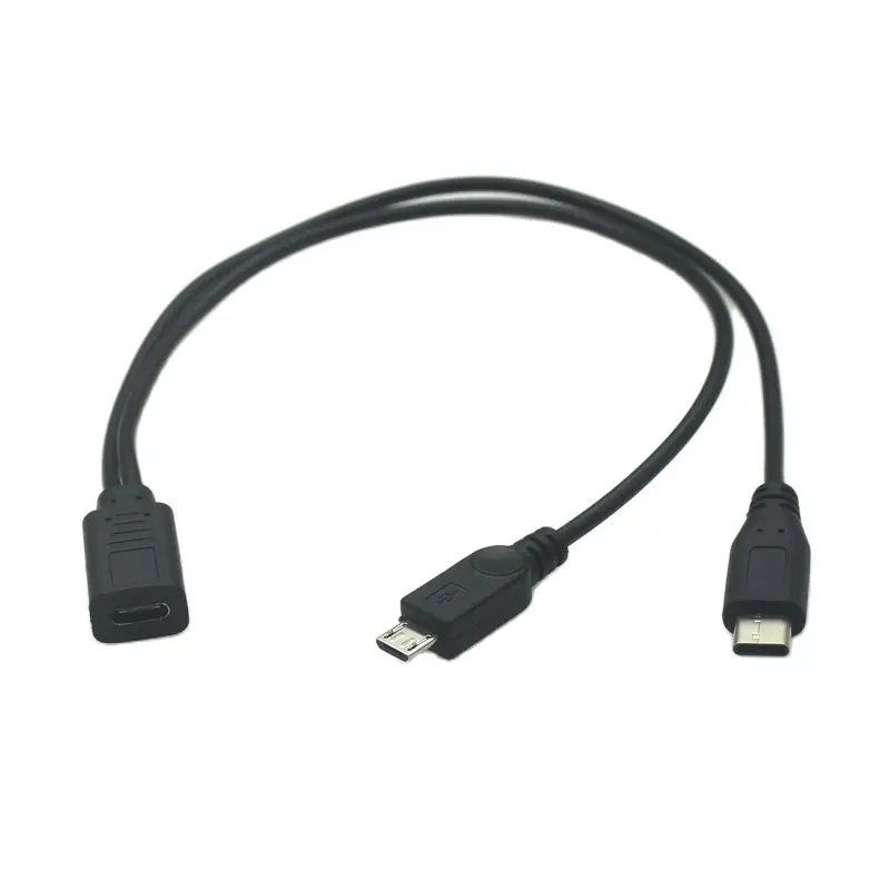 Cabo adaptador tipo c usb 3.1 micro