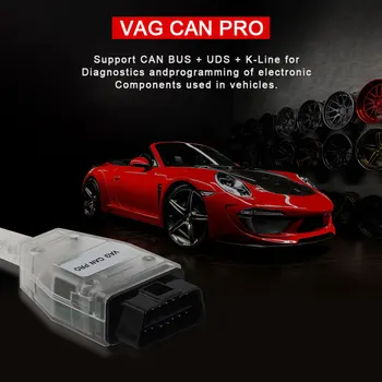 

Durable Car Diagnostic Tool Without Dongle VAG/ PRO CAN Diagnostic Tool Vag Com Support Can Bus Connectors