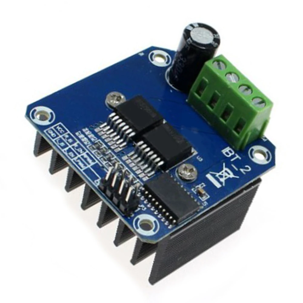

PWM Motor Driver Module 1pc Heat sink 5.5V-27V Controller 25kHZ Parts Double