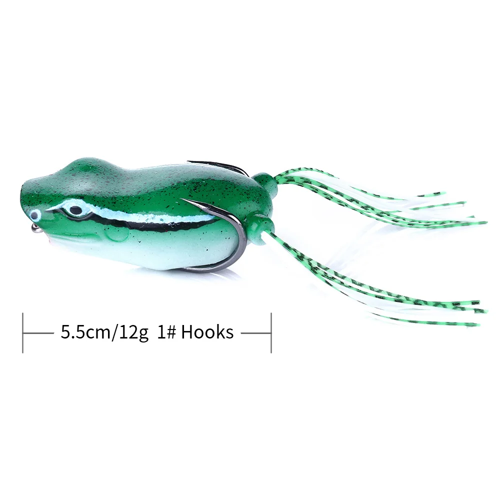 10pcs/Box Soft Frog Fishing Lures Kit Double Hooks 8g 13g Top Water  Artificial Silicon Lure Set Soft Bait Fishing Tackle B611