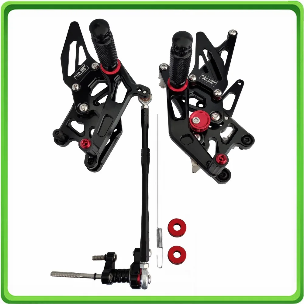 Adjustable Rearsets rear set sets footrest foot rest pegs pedal for Honda CBR 600 RR CBR600RR ABS 2009 2010  2011 2012 2013 2014 2015 2016 2017 2018 2019 (18)