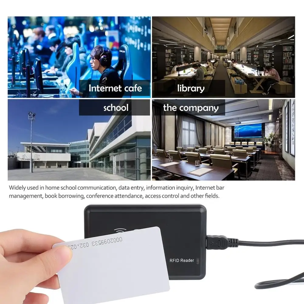 High Quality 10 Pcs 125KHz EM4100/TK4100 RFID Proximity ID Smart Card 0.85mm Thin Cards for ID And Access Control