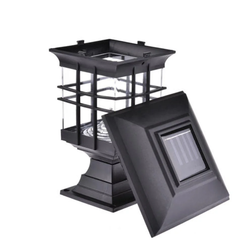 

Landscape LED Light Wall Lamp Path Yard Pillar Lamp Lighting White Solar Powered Waterproof Outdoor Kit