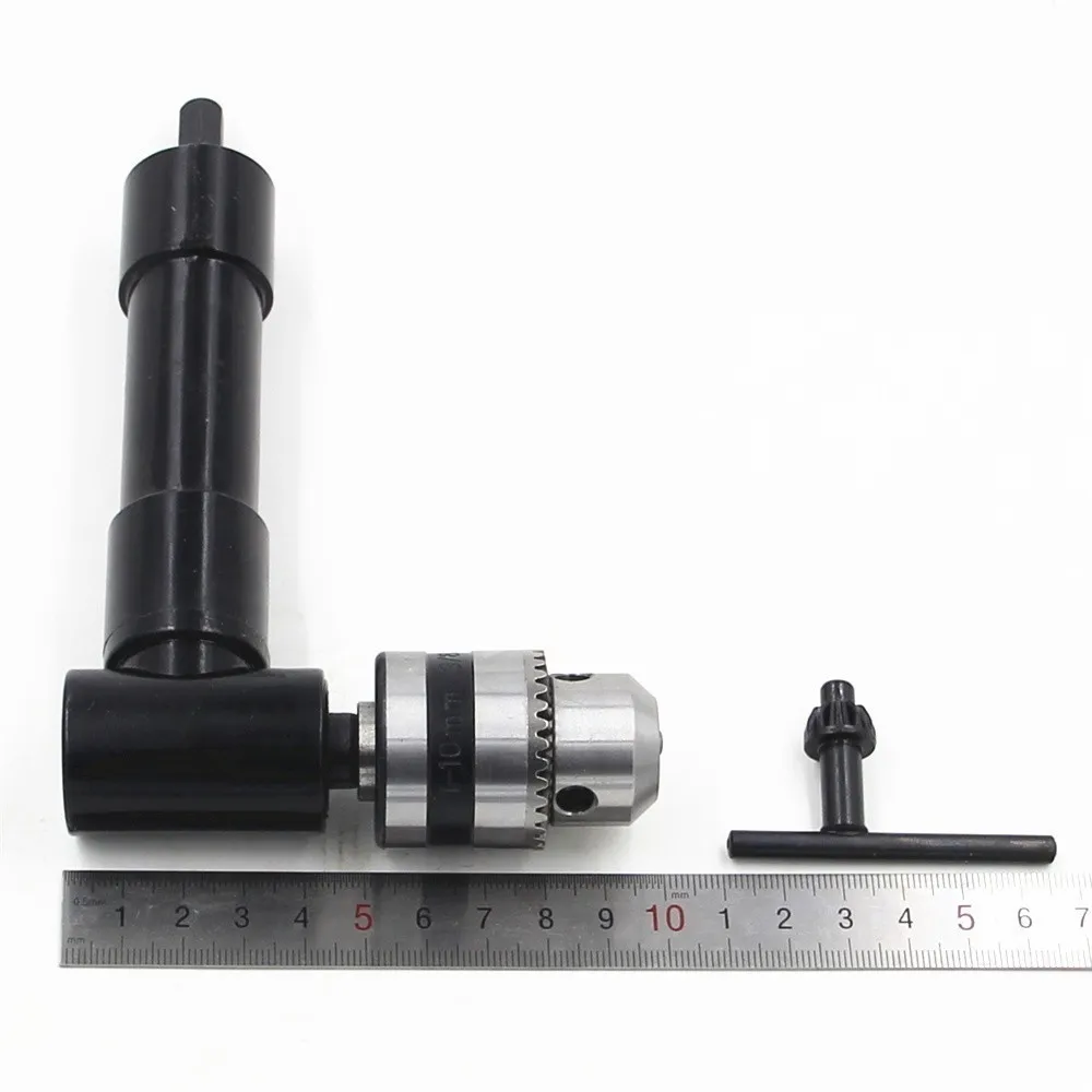 LAMEZIA 90 Degree 8mm Adjustable Hex Angle Driver Screwdriver Extension Socket Adapter Drill Chuck Power Tools Accessories