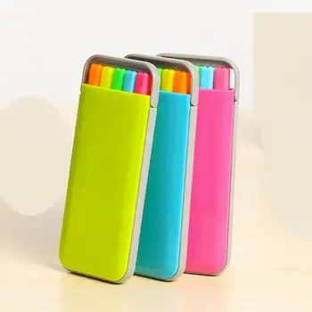 

5PCS/pack (200 pack) Candy Colors Fluorescent Marker Pen Fragrance Highlighter Drawing Writing Watercolor Pen Stationery Set