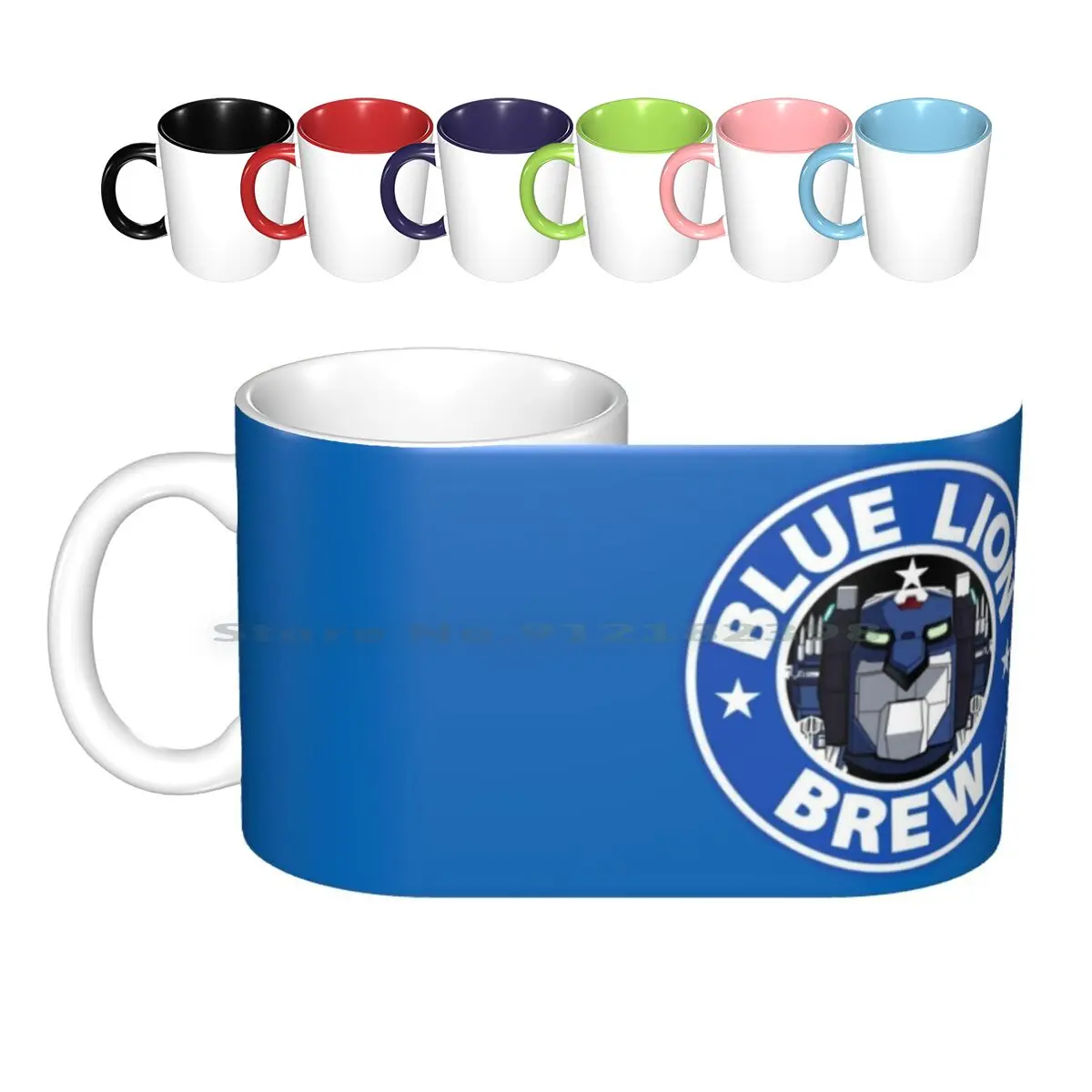 Blue Lion Brew Tazze In Ceramica Tazze Da Caffè Tazza Da Tè Al Latte Voltron Tv Show Go Lion Of The Universe Voltron Force Paladins Hunk Lance
