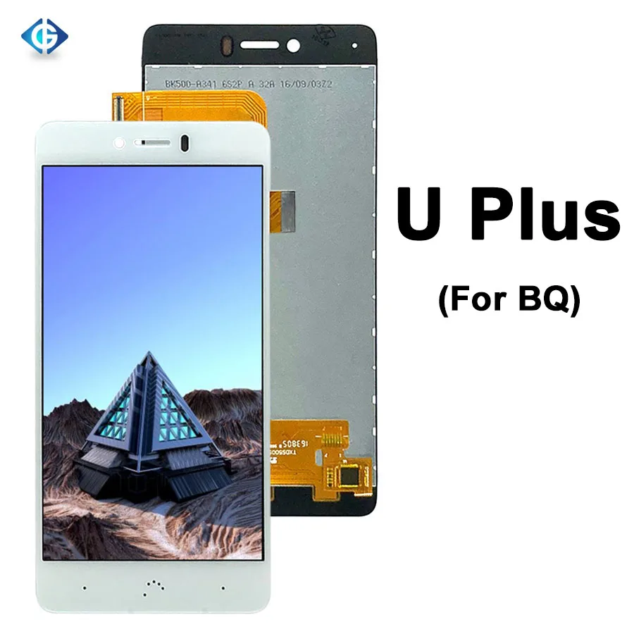 5 дюймовый ремонтный экран для BQ Aquaris U Plus ЖК дисплей с дигитайзером в сборе полный