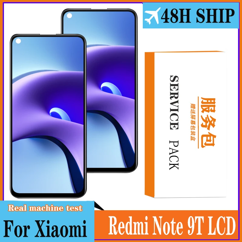 6.53&quot IPS LCD For Xiaomi Redmi Note 9T Display Screen note 9t Assembly J22 Repair Parts | Мобильные телефоны и
