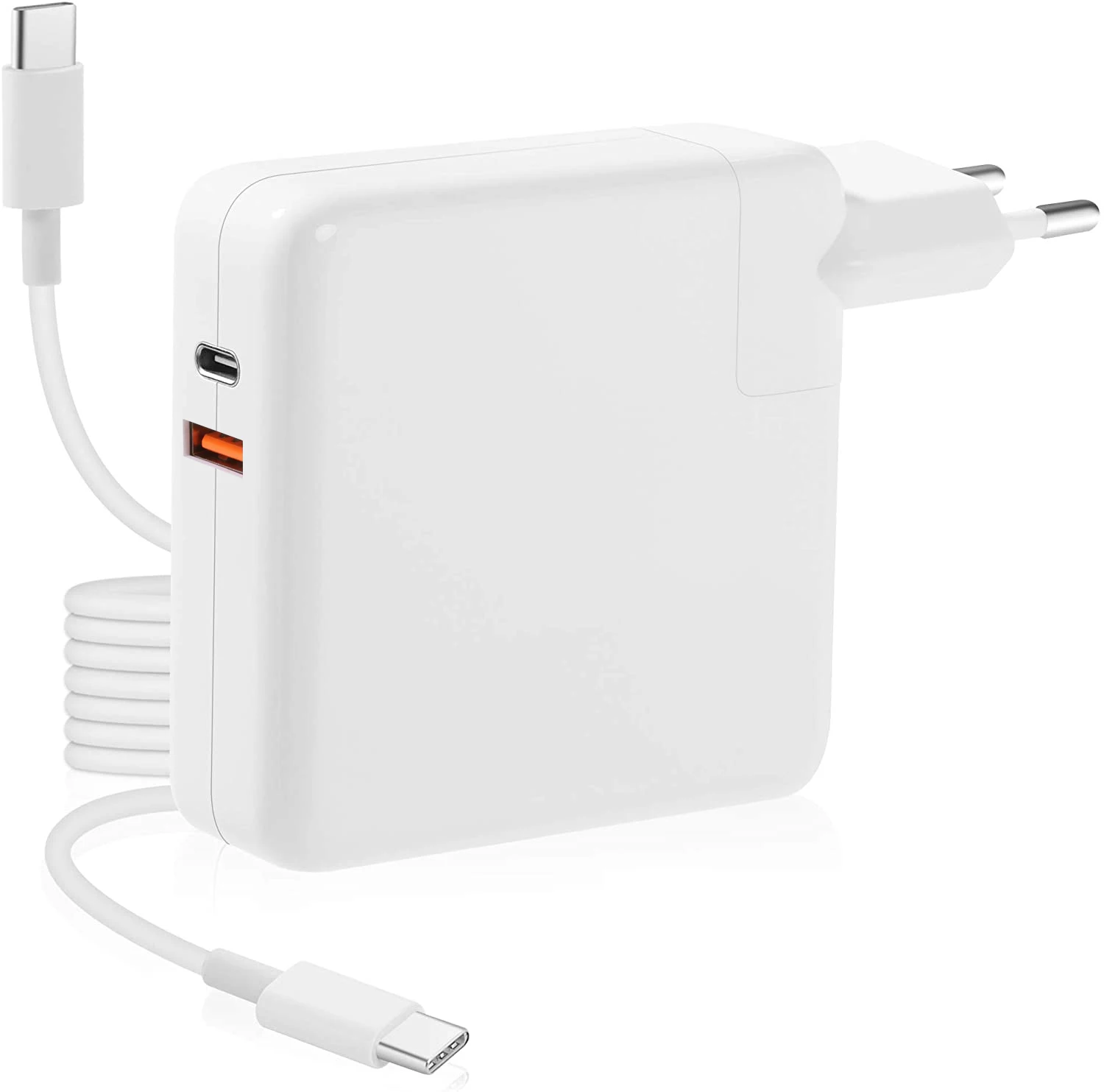 

Зарядное устройство USB C, 105 Вт, 90 Вт, 87 Вт, с зарядным устройством 18 Вт QC 3,0 Для MacBook Pro/Air Galaxy S10 S9 Huawei P30 P20 и т. д.