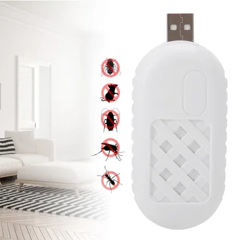 

10*4.5*1.8cm Brand new ABS Electrical USB Mosquito Repellent Ultrasonic Pest Repeller Killer for houses stores offices