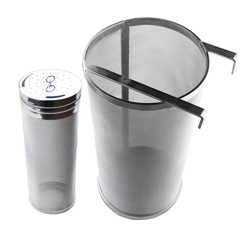 

Brew Filter / Dry Hopper Combo Stainless Steel 304 Homebrew Beer Hop Spider 14"x 6" Hopper Spider +70mmx180mm Filter Accessories
