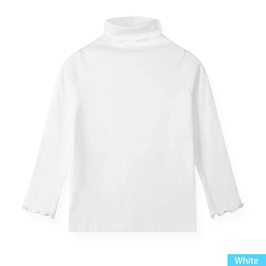 White SheeCute/футболки с длинными рукавами для девочек; детская хлопковая Футболка с круглым вырезом; SC6090 - Цвет: White