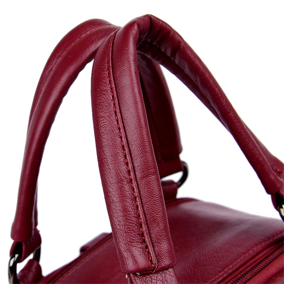  Multifunction Women Backpacks Female Shoulder Bag School Bags For Teenage Girls Designer Leather Wo - 33000274015