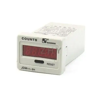 

JDM11-5H DC 24V Resettable 5 Digits LED Display Electric Digital Counter