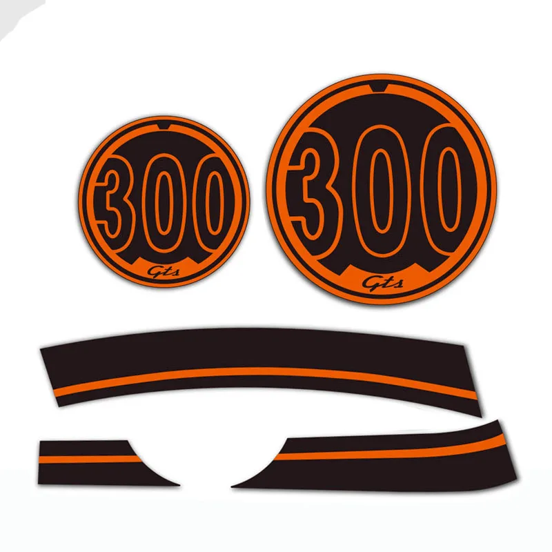 2D gts300iesupersport наклейка эмблема для Vespa GTS 300 gts300 - Цвет: 6