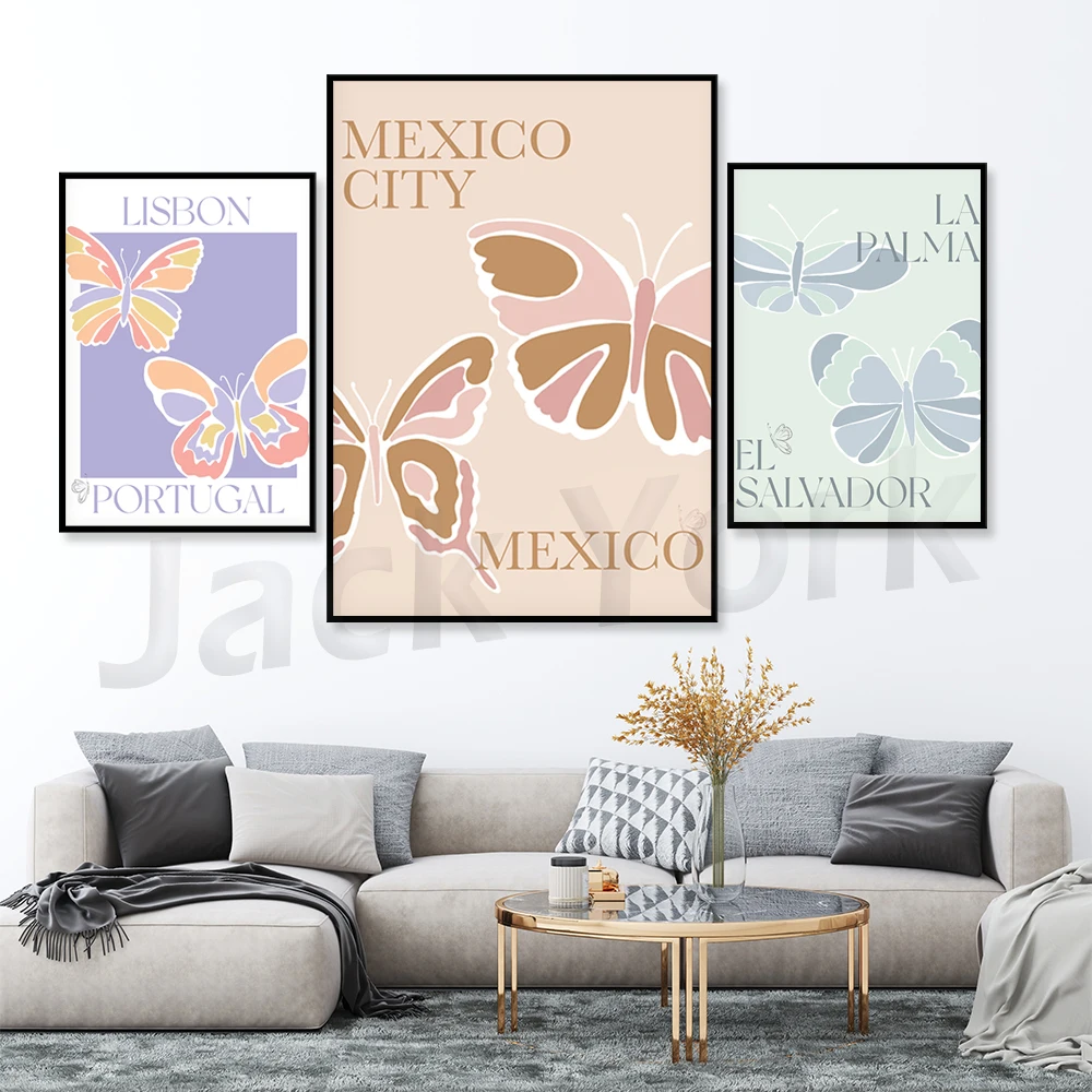 Città Del Messico Stampa Digitale | Estetica Città | La Ciudad Y Sus Mariposas Collezione