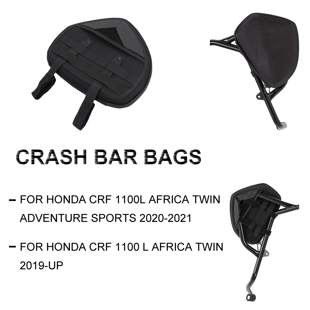 

2020 2021 FOR HONDA CRF 1100 L AFRICA TWIN ADVENTURE SPORTS Crash Bar Bags Frame Tool Placement Travel Bag CRF1100L 2019