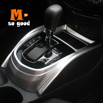 

Shift Frame Auto Stickers Covers ABS Matte Car Styling Accessories Stickers 1pcs 2015 2016 2017 for Nissan Qashqai J11 Gear Box