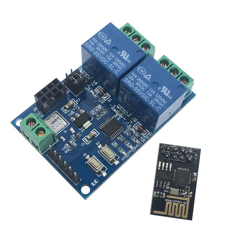 5V ESP8266 ESP 01 1 WiFi реле канала модуль 01S 2 Way релейный для IOT Smart Home дистанционное