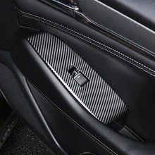 Левый руль! Для Mazda 6 Atenza ABS пластик внутреннее окно переключатель лифт крышка отделка 4 шт. авто аксессуары
