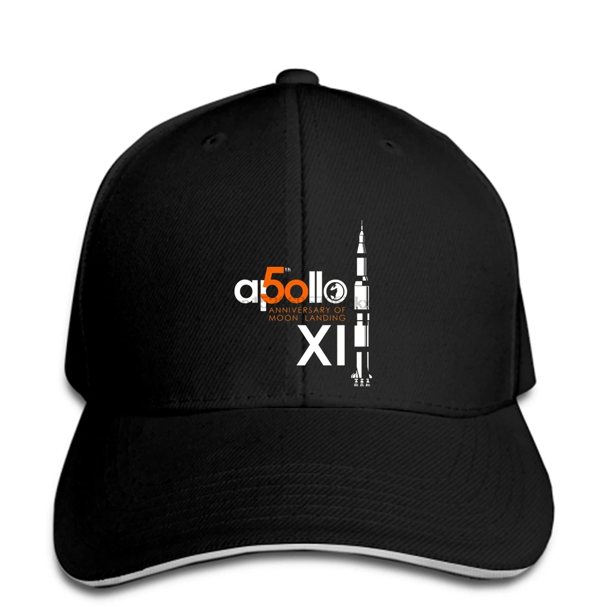 Apollo 11 50Th юбилей ультра бейсбольная Кепка Лето Высокое качество Мужская Печать платье бейсбольная Кепка snapback шляпа пиковая