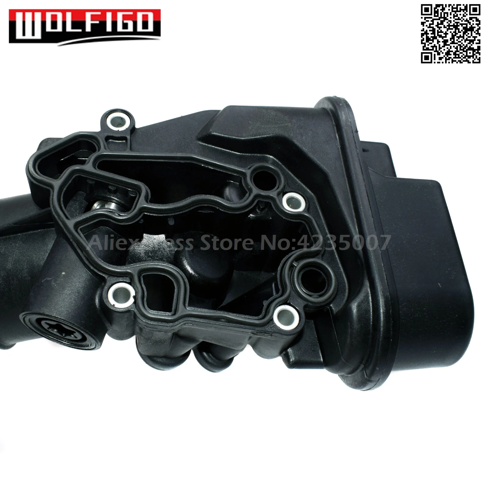 WOLFIGO корпус масляного фильтра с уплотнением в сборе для AUDI A3 SEAT ALTEA VW GOLF V 06D115397D, 06D115397G, 06D115397J, 06D115397K