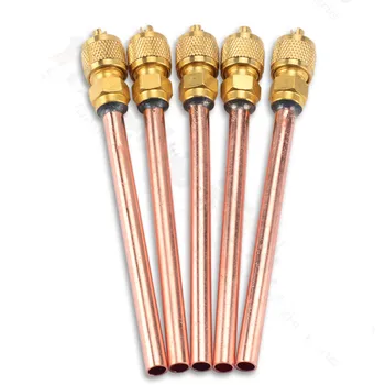 

5 pcs refrigerator check valve refueling head 67/115/120mm quick connector/refrigerant filling valve refrigeration accessories
