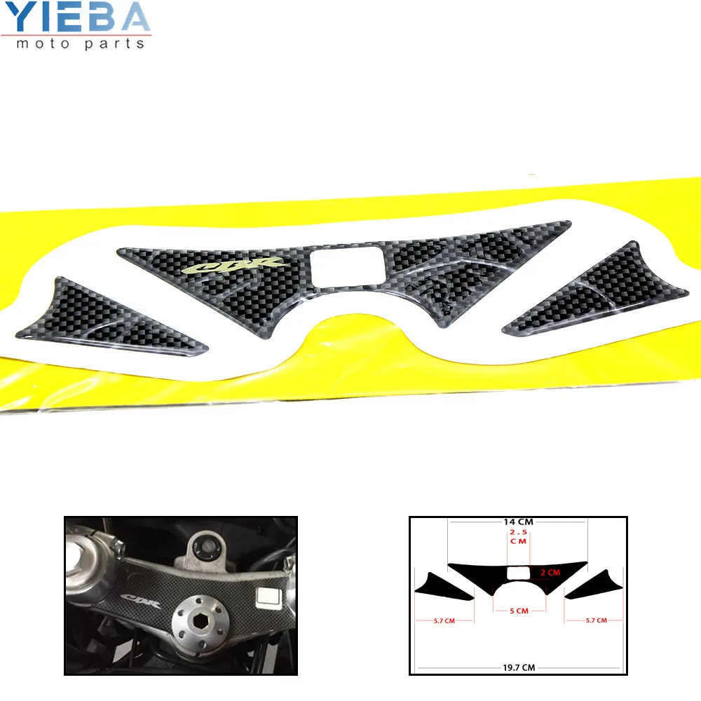 Mototcycle Аксессуары Мото части рулевой Кронштейн Крышка Наклейка для Honda CBR250 CBR600 CBR1000R CBR 250 600 100R