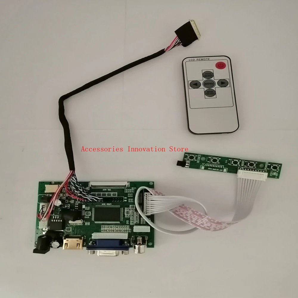 Новый набор для измерения уровня B156XW02 B156XW04 HDMI + VGA 2AV контроллер драйвер платы 1366X768