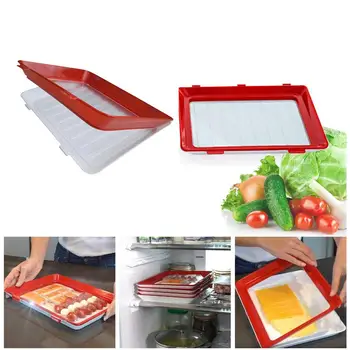 

Refrigerator Creative Fresh Food Preservation tray Food Organizer Food Storage Container