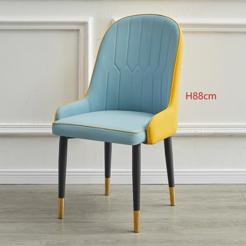 Современный светильник, роскошные обеденные стулья в скандинавском стиле, креативная мебель, спинка из цельного дерева, обеденные стулья для дома, гостиной, обеденные табуретки - Цвет: U   H88CM