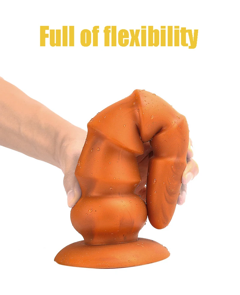Super Thick Horse Tail Anal Plug Pagoda Butt Dildo Adult Masturbation Expander For Men And Women - 5