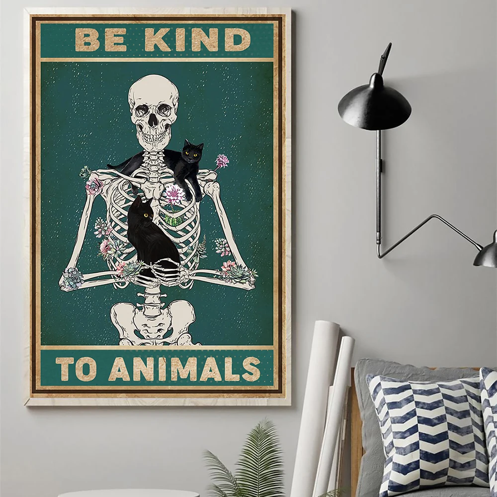 Skeleton-Mental-Skull-Poster-Lose-Your-Mind-Find-Your-Soul-Art-Print-Vintage-Get-Naked-Funny (2)